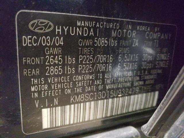 Photo 12 VIN: KM8SC13D15U932479 - HYUNDAI SANTA FE 