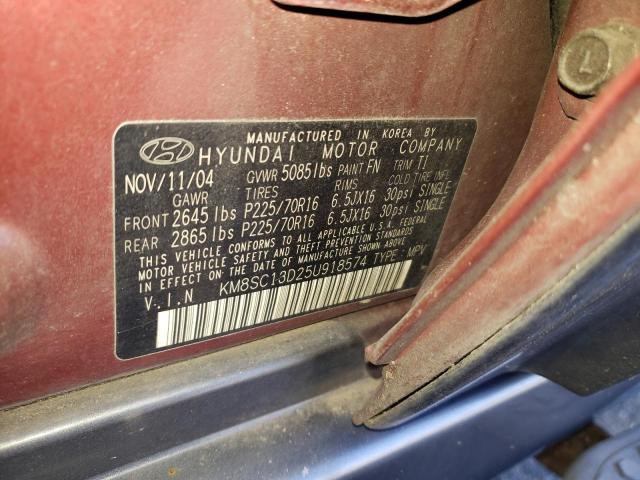 Photo 12 VIN: KM8SC13D25U918574 - HYUNDAI SANTA FE G 