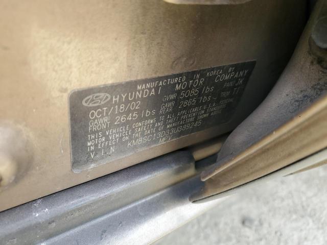 Photo 12 VIN: KM8SC13D33U389245 - HYUNDAI SANTA FE 