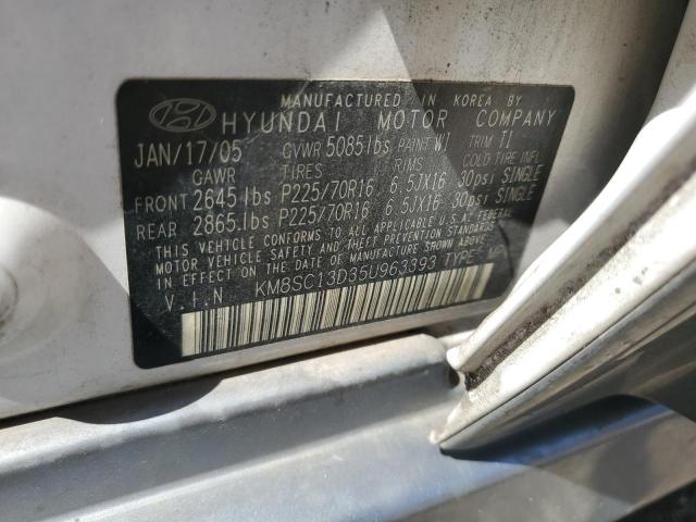 Photo 11 VIN: KM8SC13D35U963393 - HYUNDAI SANTA FE G 