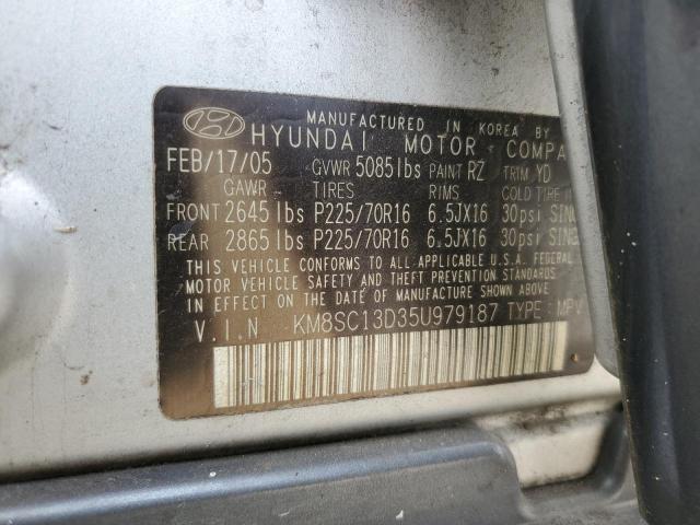 Photo 12 VIN: KM8SC13D35U979187 - HYUNDAI SANTA FE 