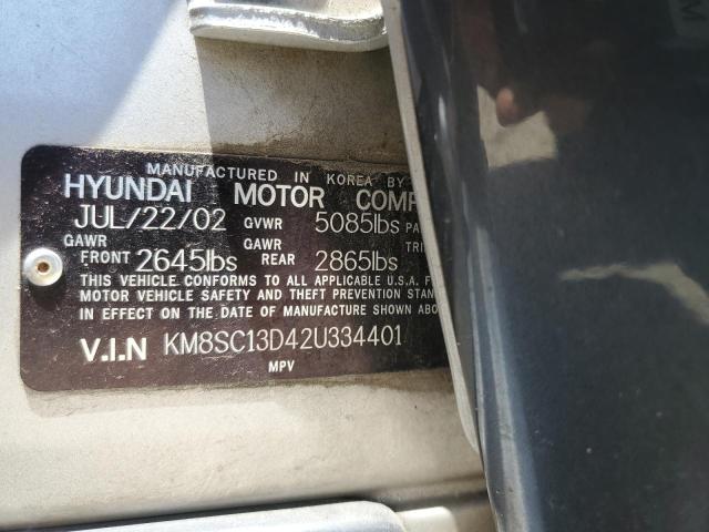 Photo 12 VIN: KM8SC13D42U334401 - HYUNDAI SANTA FE G 