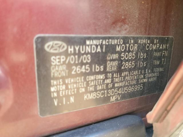 Photo 13 VIN: KM8SC13D54U596995 - HYUNDAI SANTA FE G 