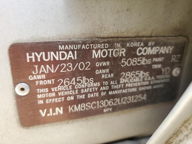 Photo 11 VIN: KM8SC13D62U231254 - HYUNDAI SANTA FE 