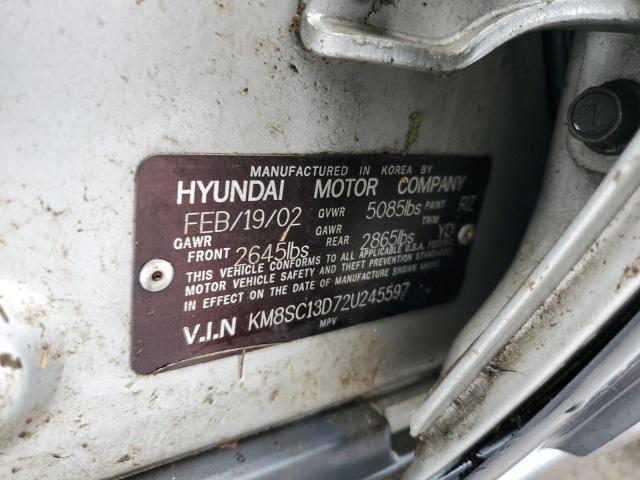 Photo 12 VIN: KM8SC13D72U245597 - HYUNDAI SANTA FE 