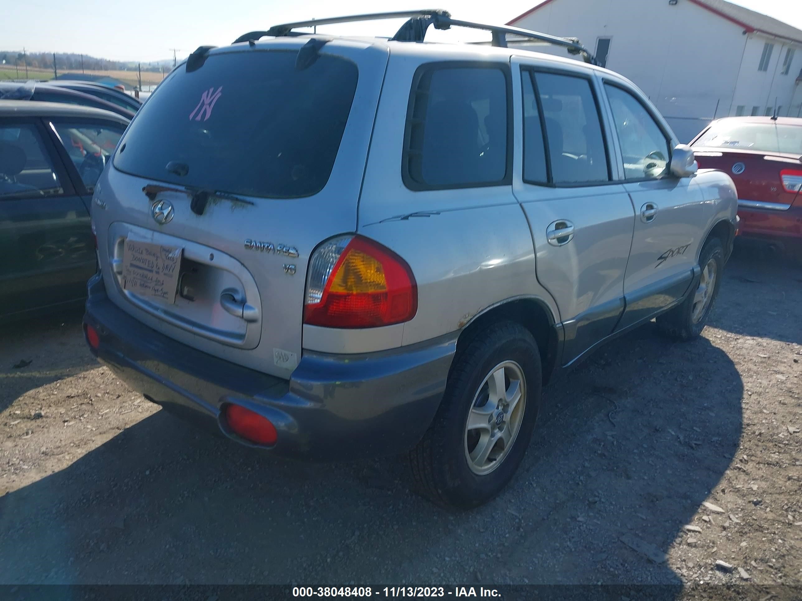 Photo 3 VIN: KM8SC13D73U519625 - HYUNDAI SANTA FE 