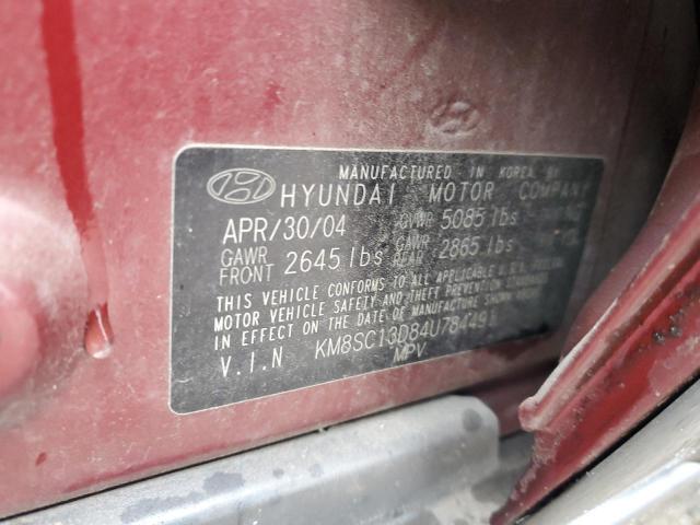 Photo 11 VIN: KM8SC13D84U784491 - HYUNDAI SANTA FE 