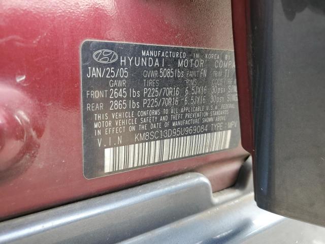 Photo 12 VIN: KM8SC13D95U969084 - HYUNDAI SANTA FE G 