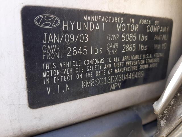 Photo 9 VIN: KM8SC13DX3U446489 - HYUNDAI SANTA FE G 