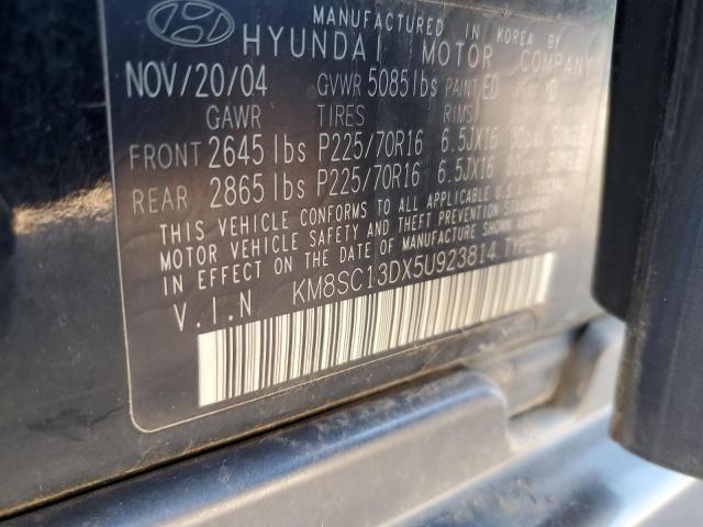 Photo 11 VIN: KM8SC13DX5U923814 - HYUNDAI SANTA FE 