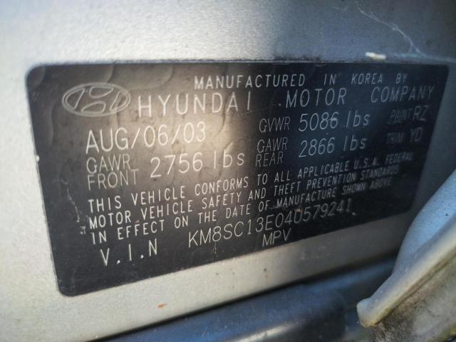 Photo 9 VIN: KM8SC13E04U579241 - HYUNDAI SANTA FE G 