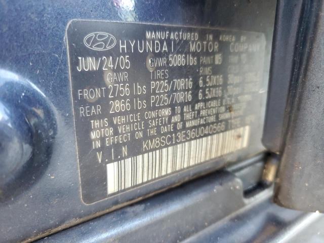 Photo 12 VIN: KM8SC13E36U040566 - HYUNDAI SANTA FE G 