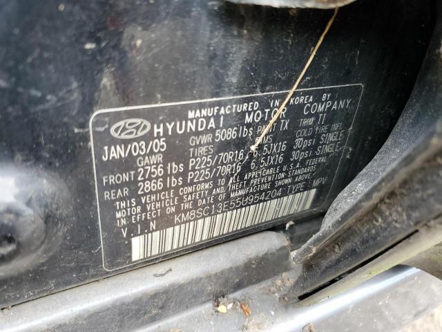 Photo 12 VIN: KM8SC13E55U954204 - HYUNDAI SANTA FE 