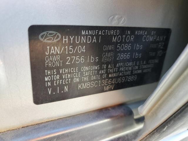 Photo 12 VIN: KM8SC13E64U697889 - HYUNDAI SANTA FE 