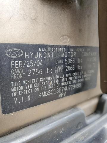 Photo 13 VIN: KM8SC13E74U729488 - HYUNDAI SANTA FE G 