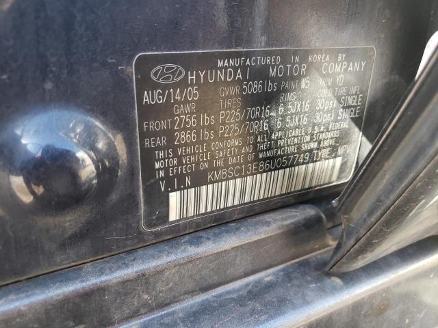 Photo 12 VIN: KM8SC13E86U057749 - HYUNDAI SANTA FE G 