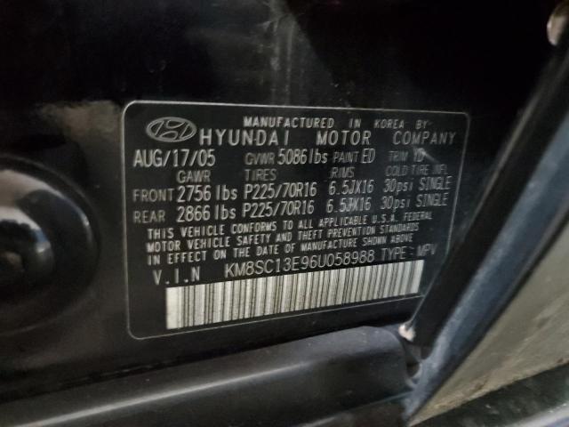 Photo 12 VIN: KM8SC13E96U058988 - HYUNDAI SANTA FE G 