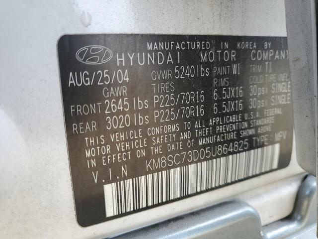 Photo 11 VIN: KM8SC73D05U864825 - HYUNDAI SANTA FE 