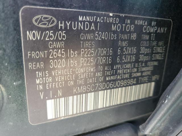 Photo 12 VIN: KM8SC73D06U098984 - HYUNDAI SANTA FE 