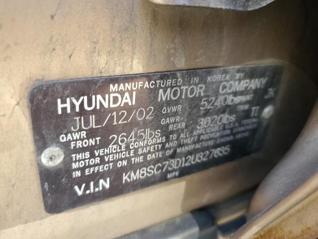 Photo 11 VIN: KM8SC73D12U327635 - HYUNDAI SANTA FE 