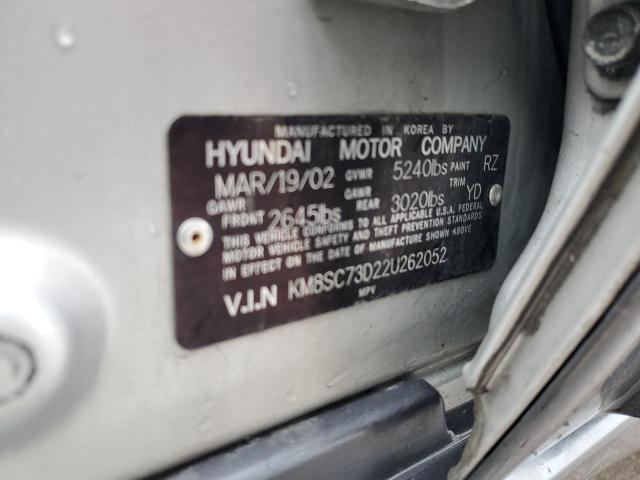 Photo 12 VIN: KM8SC73D22U262052 - HYUNDAI SANTA FE 