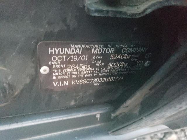 Photo 11 VIN: KM8SC73D32U181724 - HYUNDAI SANTA FE 