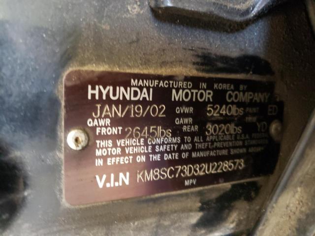 Photo 9 VIN: KM8SC73D32U228573 - HYUNDAI SANTA FE G 