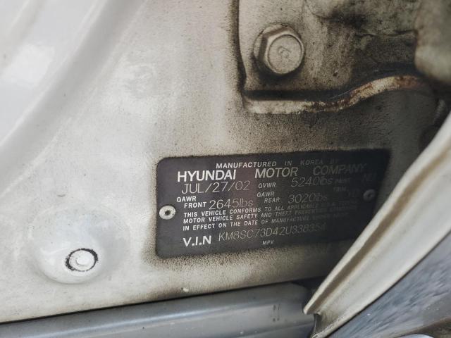 Photo 12 VIN: KM8SC73D42U338354 - HYUNDAI SANTA FE G 