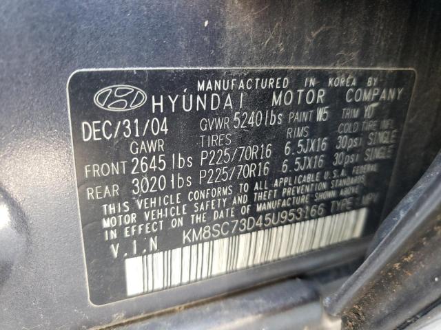 Photo 9 VIN: KM8SC73D45U953166 - HYUNDAI SANTA FE 