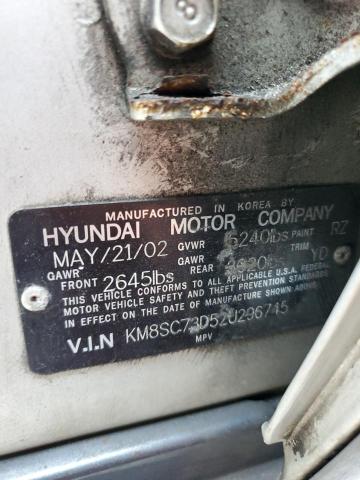 Photo 12 VIN: KM8SC73D52U296745 - HYUNDAI SANTA FE G 