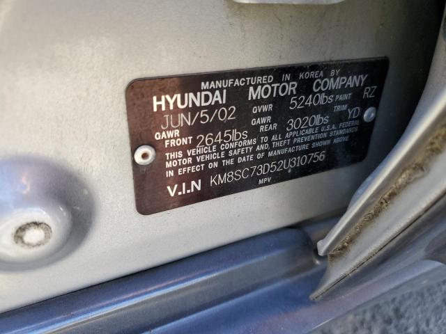 Photo 12 VIN: KM8SC73D52U310756 - HYUNDAI SANTA FE 