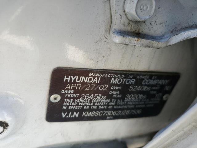 Photo 12 VIN: KM8SC73D62U287536 - HYUNDAI SANTA FE 