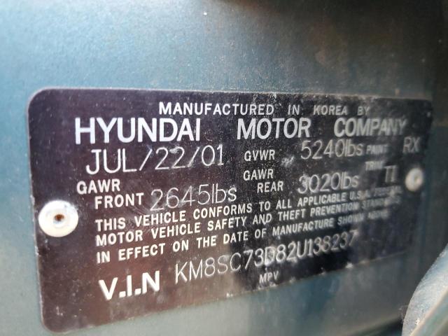 Photo 11 VIN: KM8SC73D82U138237 - HYUNDAI SANTA FE 