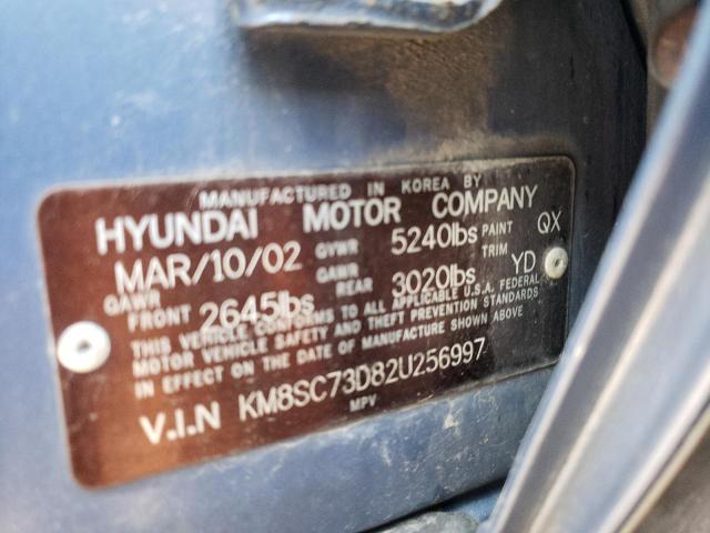 Photo 9 VIN: KM8SC73D82U256997 - HYUNDAI SANTA FE G 