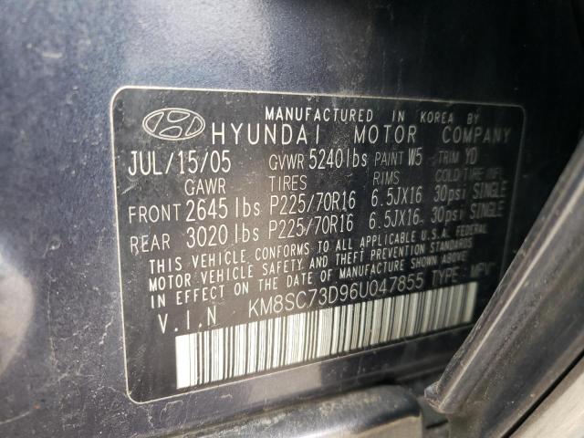 Photo 12 VIN: KM8SC73D96U047855 - HYUNDAI SANTA FE 