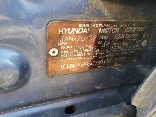 Photo 12 VIN: KM8SC73DX2U232779 - HYUNDAI SANTA FE G 