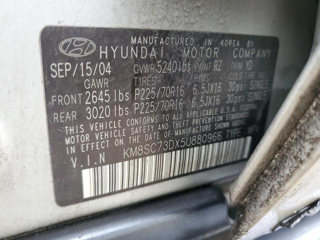 Photo 11 VIN: KM8SC73DX5U880966 - HYUNDAI SANTA FE 