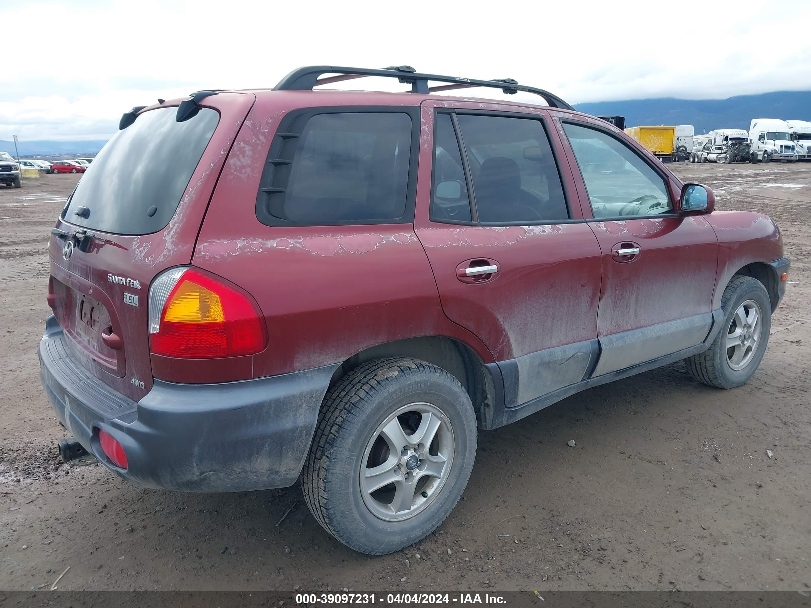 Photo 3 VIN: KM8SC73E44U665302 - HYUNDAI SANTA FE 