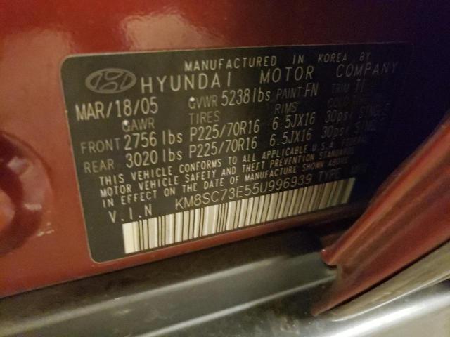 Photo 11 VIN: KM8SC73E55U996939 - HYUNDAI SANTA FE 