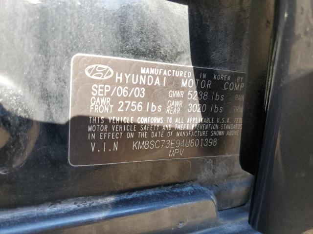 Photo 11 VIN: KM8SC73E94U601398 - HYUNDAI SANTA FE 