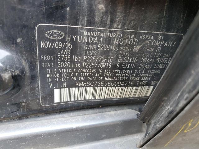 Photo 11 VIN: KM8SC73E96U094716 - HYUNDAI SANTA FE 