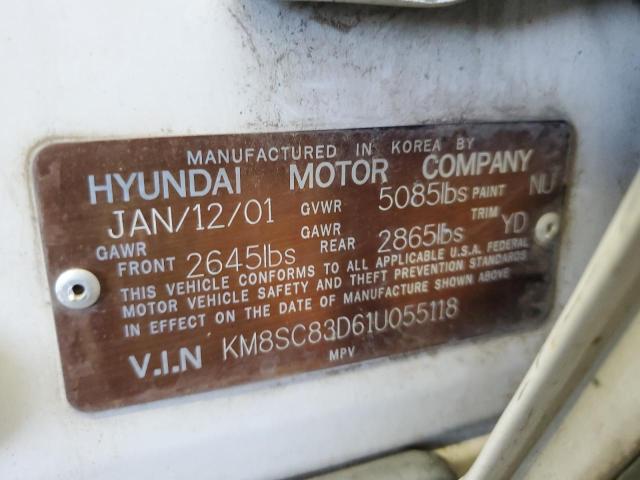 Photo 11 VIN: KM8SC83D61U055118 - HYUNDAI SANTA FE G 