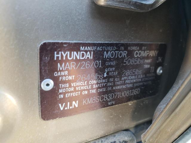 Photo 11 VIN: KM8SC83D71U081260 - HYUNDAI SANTA FE 