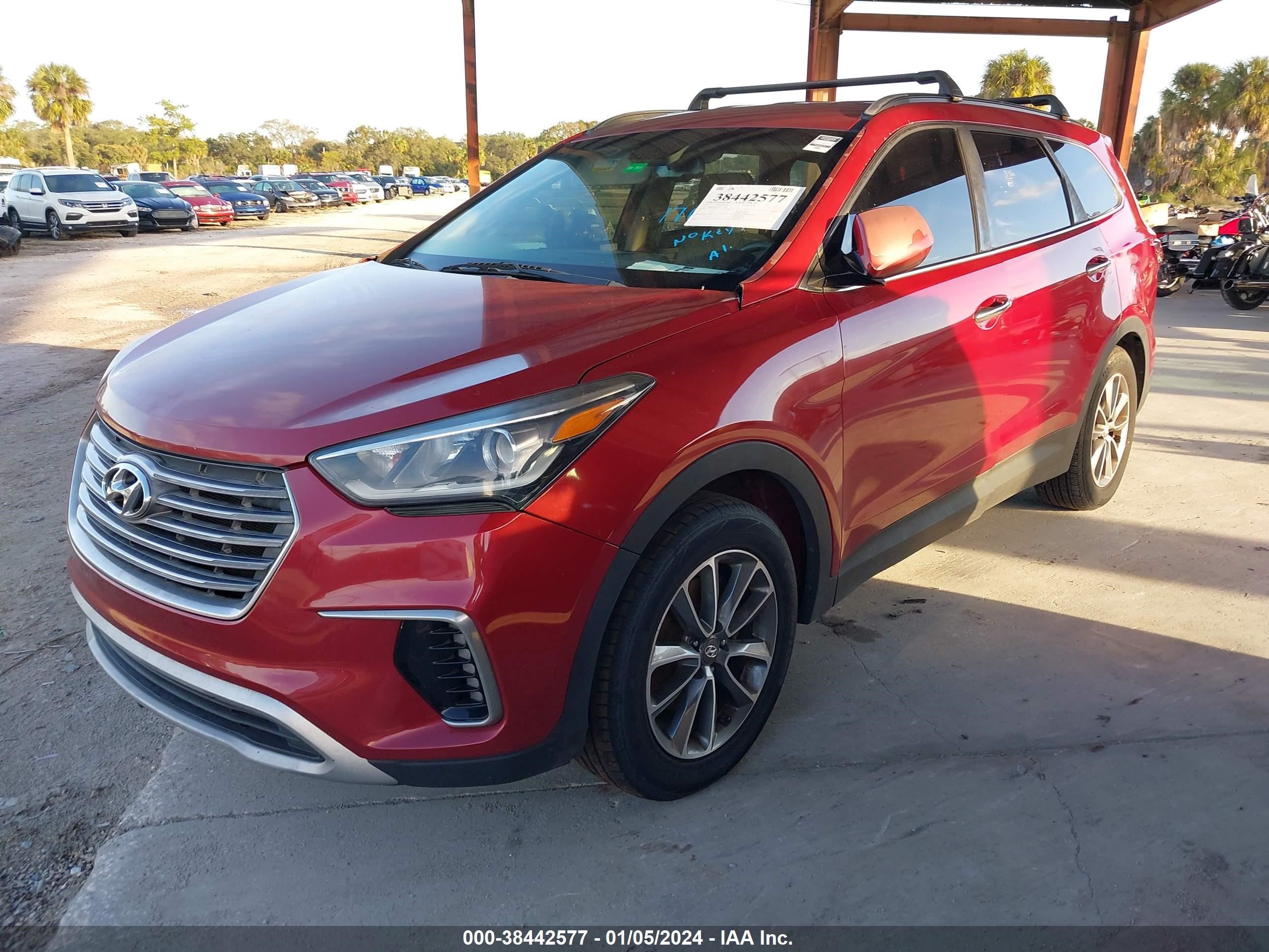 Photo 1 VIN: KM8SM4HF0HU176589 - HYUNDAI SANTA FE 