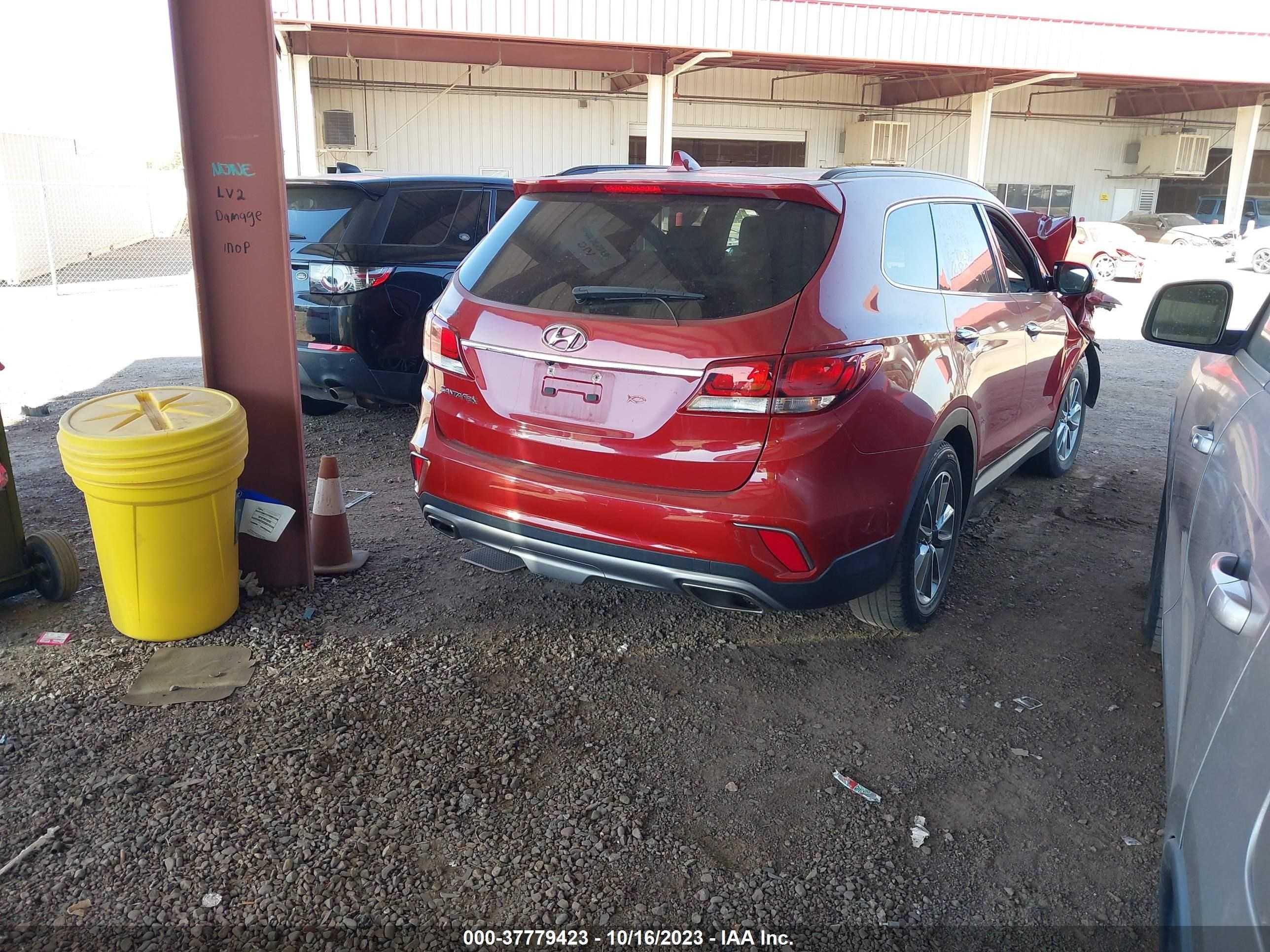 Photo 3 VIN: KM8SM4HF0JU258201 - HYUNDAI SANTA FE 