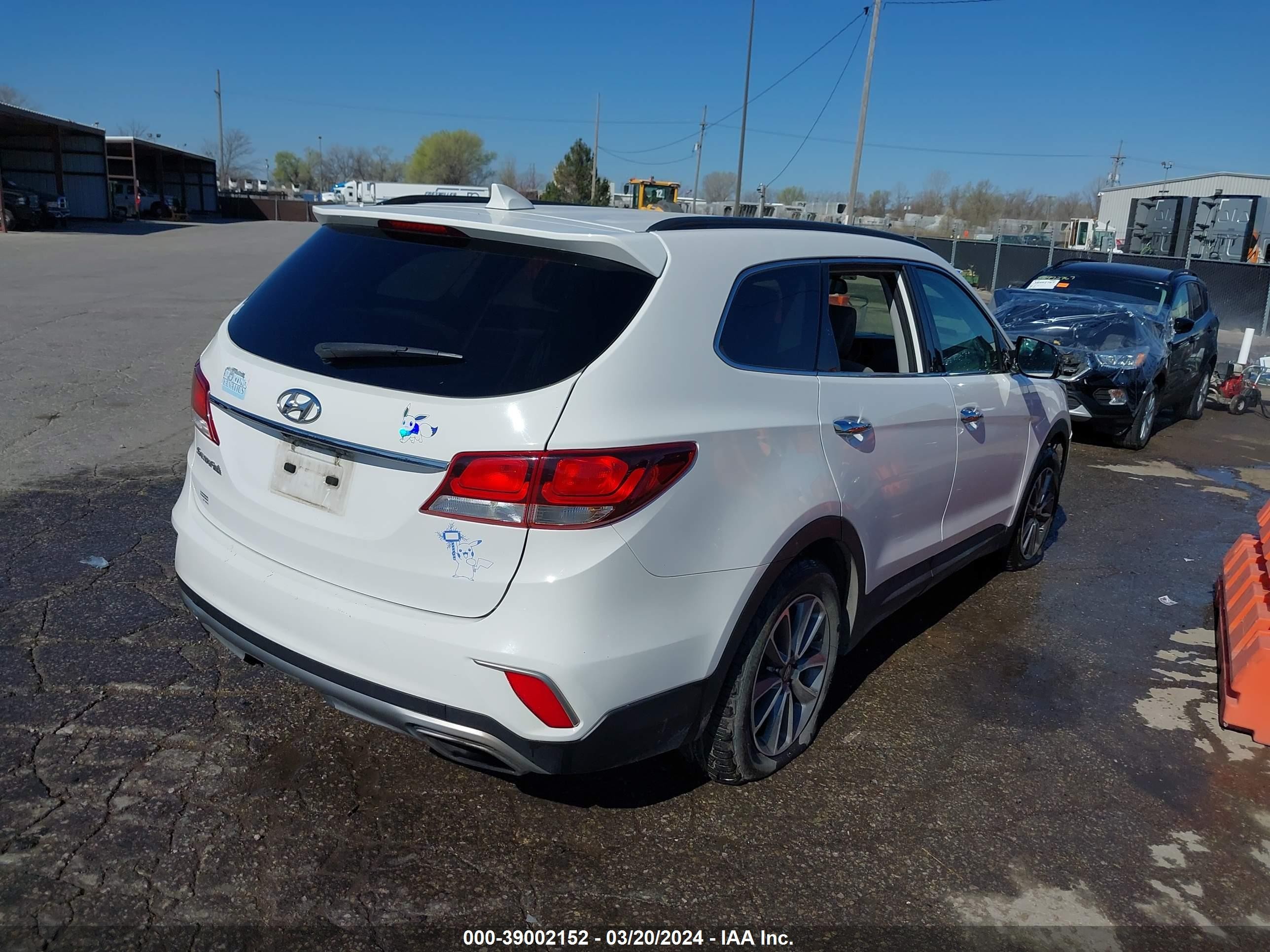 Photo 3 VIN: KM8SM4HF1HU167836 - HYUNDAI SANTA FE 