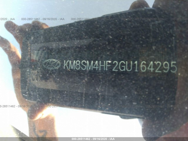 Photo 8 VIN: KM8SM4HF2GU164295 - HYUNDAI SANTA FE 