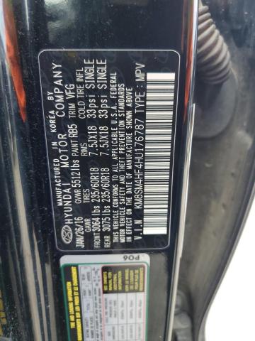 Photo 12 VIN: KM8SM4HF4HU176787 - HYUNDAI SANTA FE S 