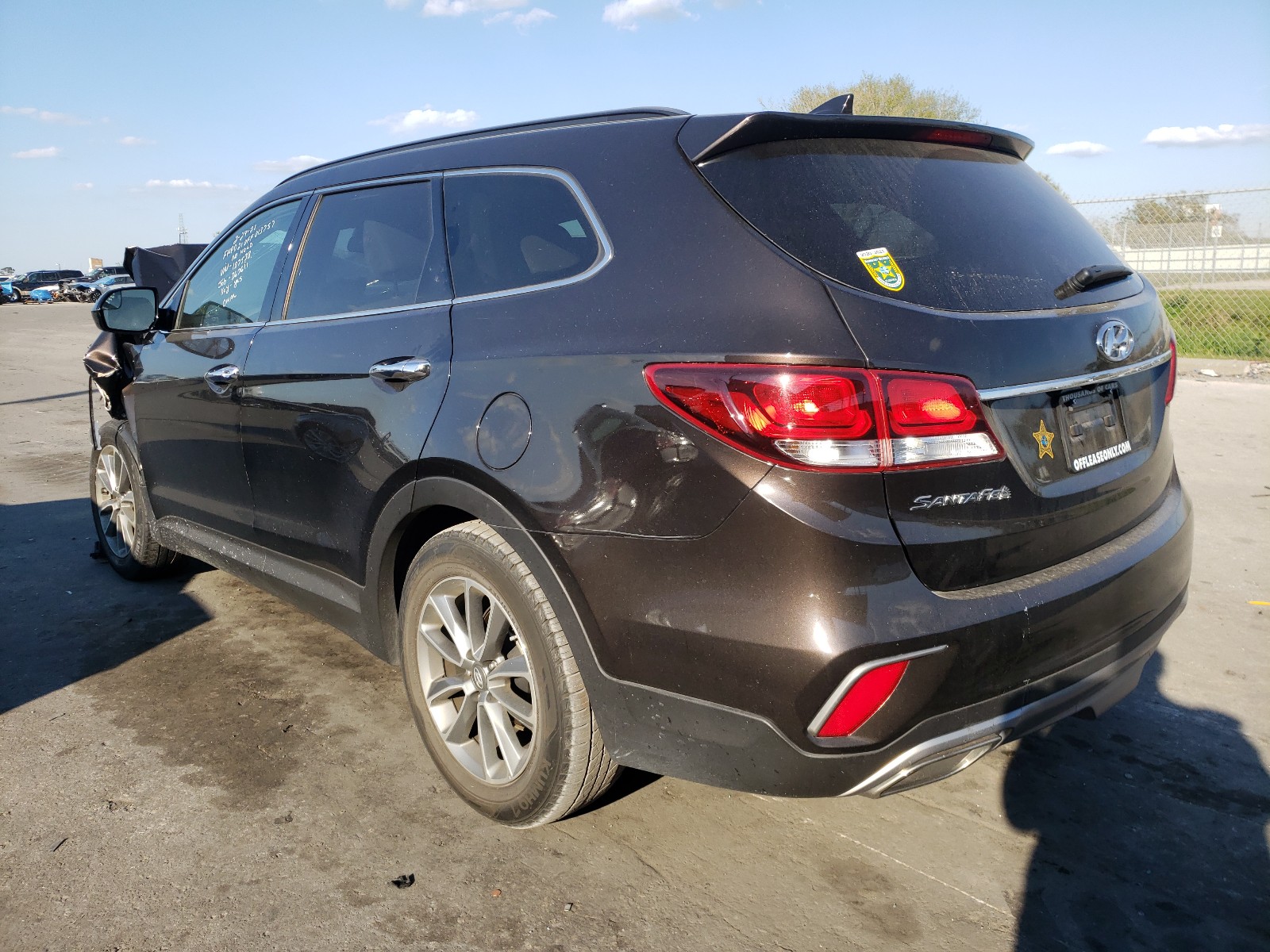 Photo 2 VIN: KM8SM4HF5HU187538 - HYUNDAI SANTA FE S 