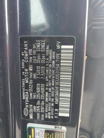 Photo 12 VIN: KM8SM4HF9EU063154 - HYUNDAI SANTA FE G 